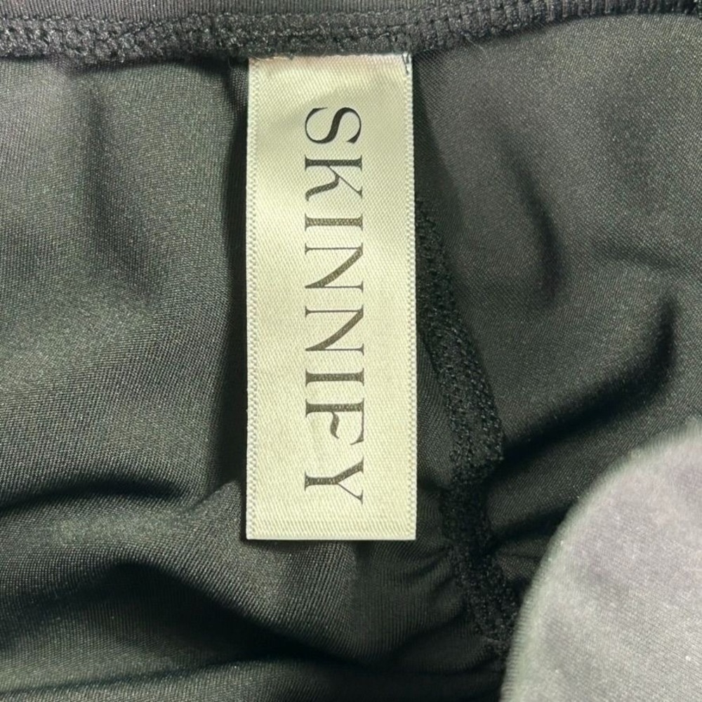 High-Rise Black Ruched Side Track Joggers - Picture 5 of 11